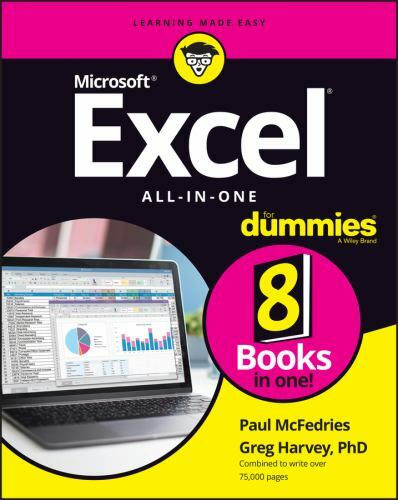 Excel All-In-One for Dummies by Paul McFedries and Greg Harvey (2021, Trade…