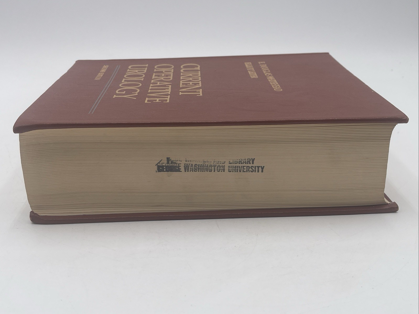 Current Operative Urology Second Edition 1994 1st Printing, E. Douglas Whitehead