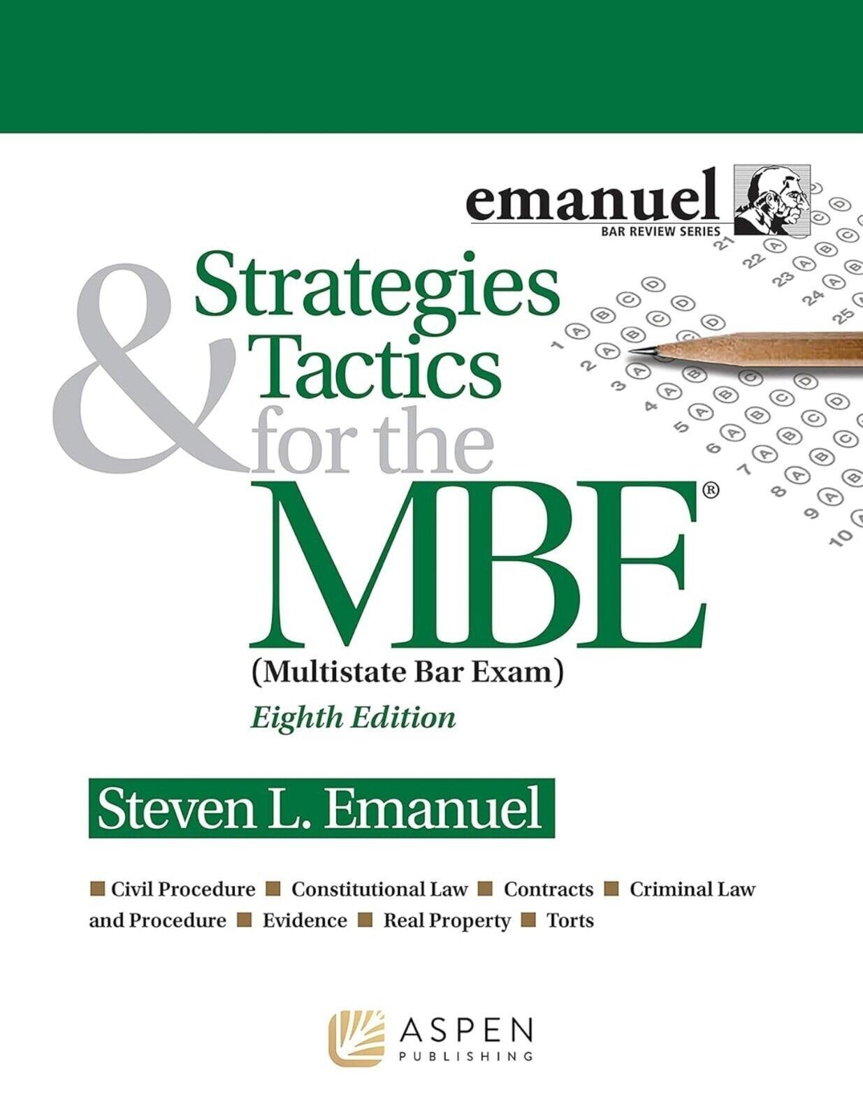 Strategies & Tactics for the MBE Paperback O405