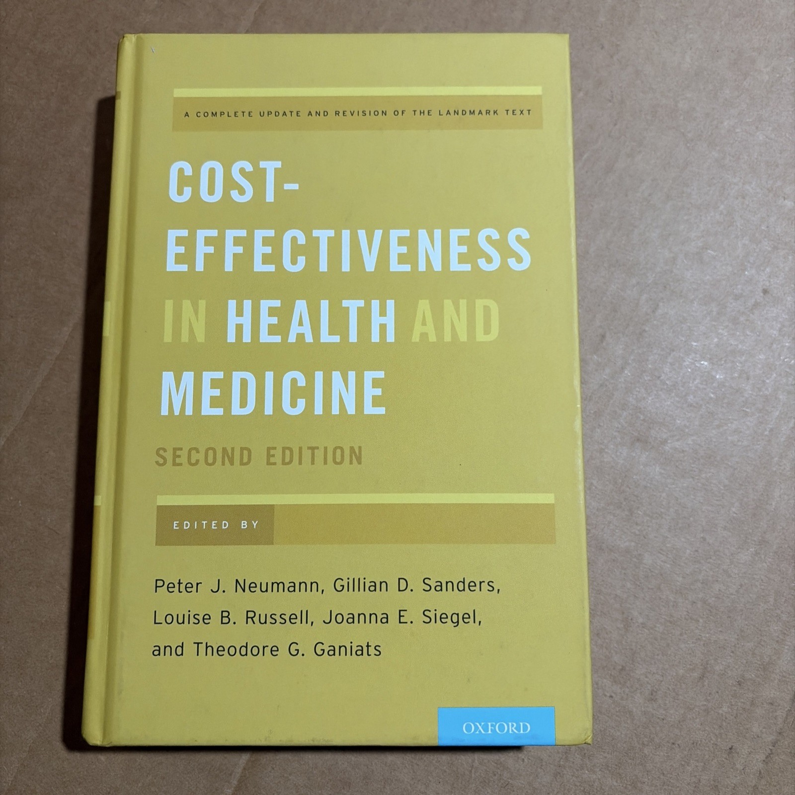 Cost-Effectiveness in Health and Medicine