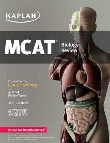 Kaplan MCAT Biology Review: Created for MCAT 2015 (Kaplan Test Prep) – VERY GOOD