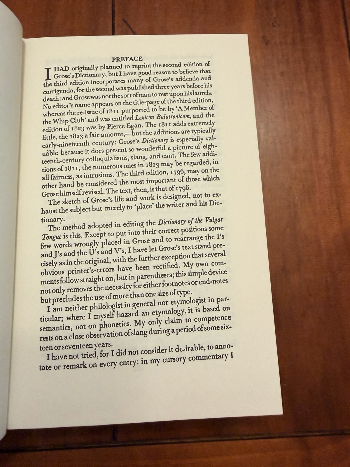 A Classical Dictionary of the Vulgar Tongue