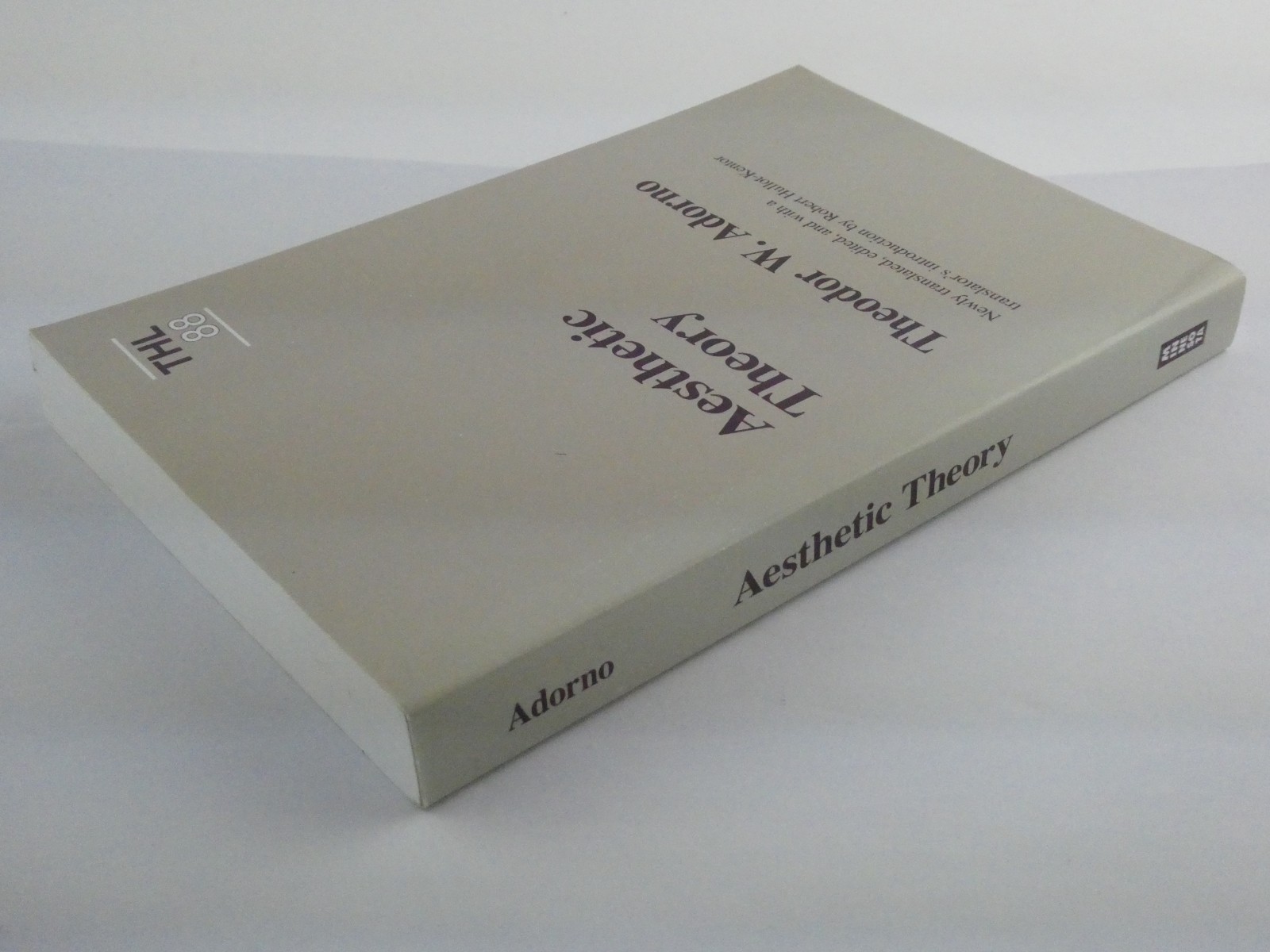 Aesthetic Theory Volume 88 Theory and History of Literature by Theodor W. Adorno