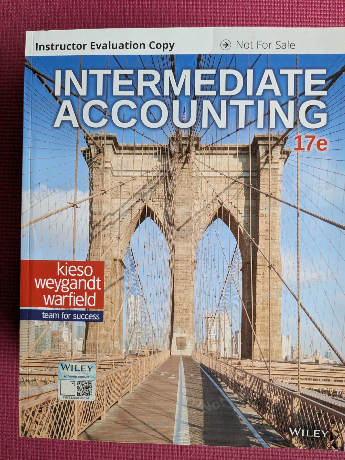 Intermediate Accounting 17th Ed by Kieso