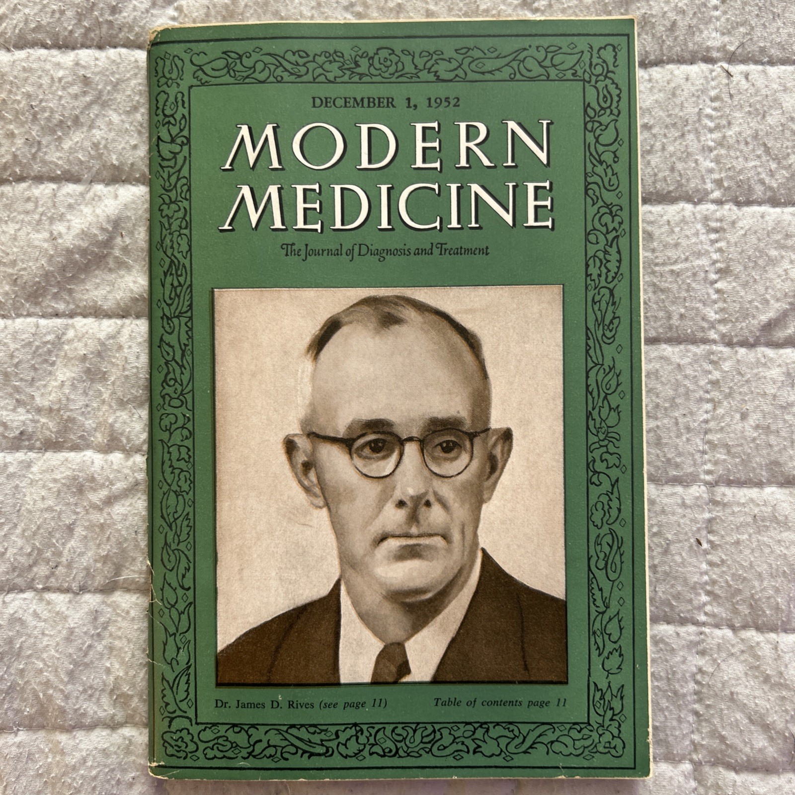 Modern Medicine The Journal of Diagnosis and Treatment JAN-DEC 1952