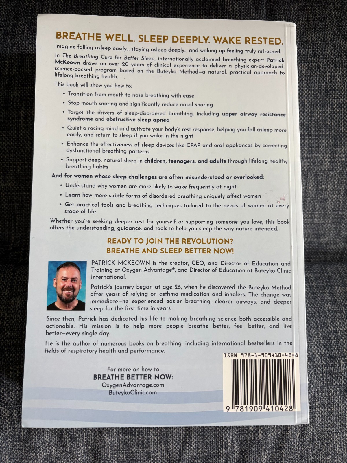 The Breathing Cure for Better Sleep: 7 Days to Quality Sleep Using Buteyko