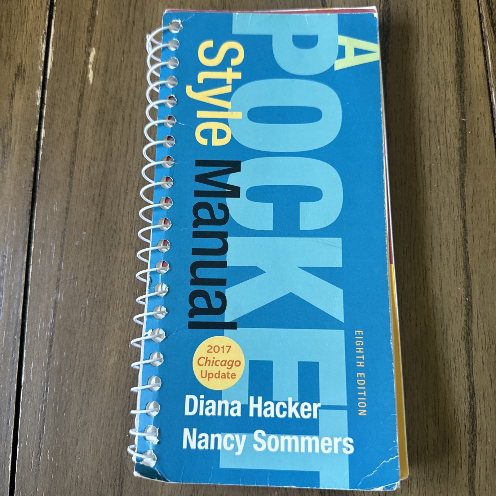 Pocket Style Manual by Diana Hacker and Nancy Sommers (2017, Spiral)