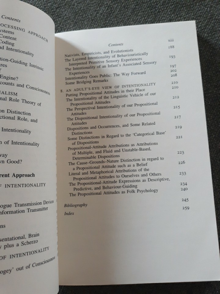 Approaches to Intentionality by William Lyons (1998, Uk-Trade Paper)