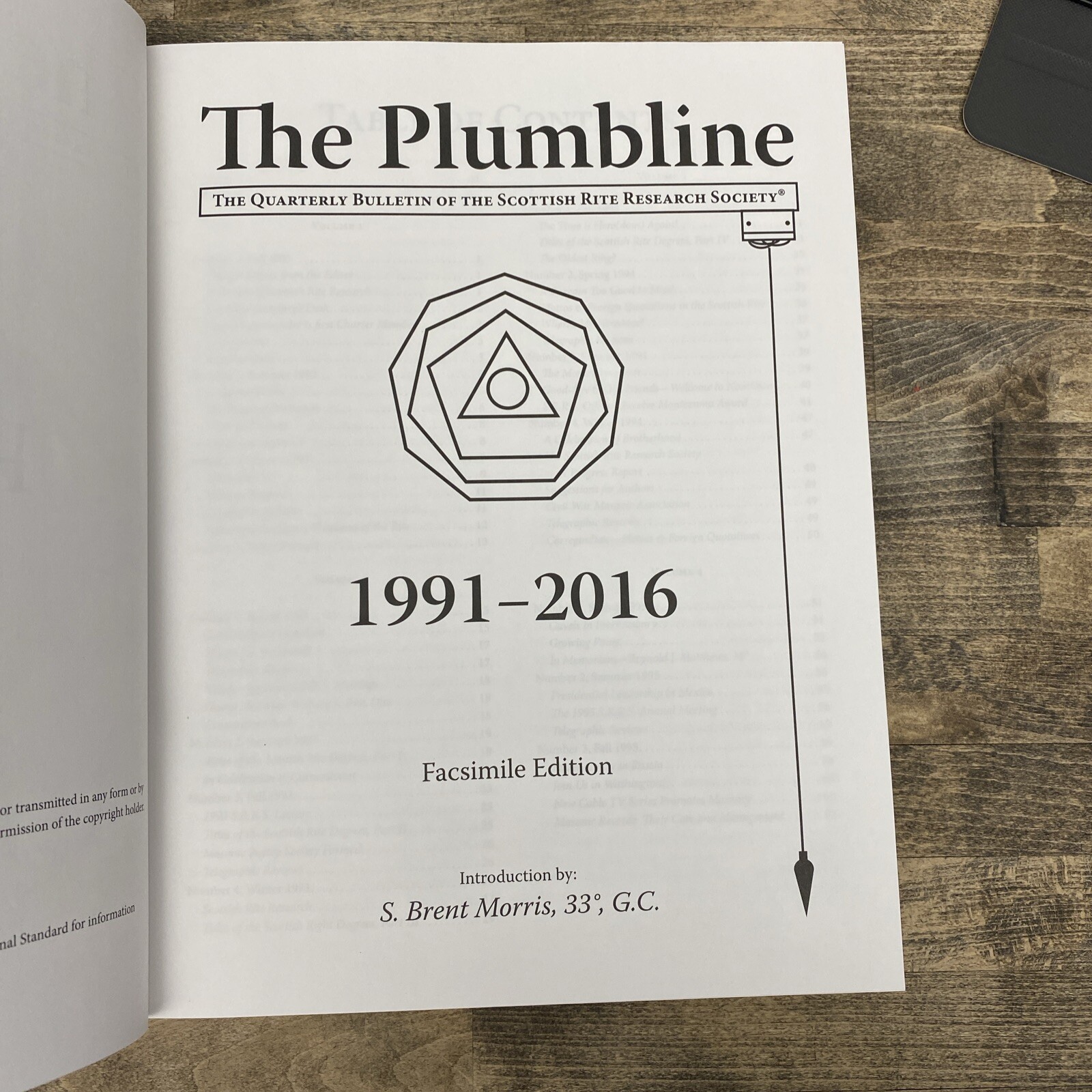 The Plumbline 1991-2016 The Scottish Rite Research Society Facsimile Edition NEW