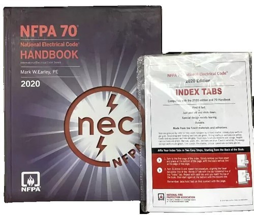 National Electrical Code NEC Handbook NFPA 70 2020 Edition with Tab New Stock