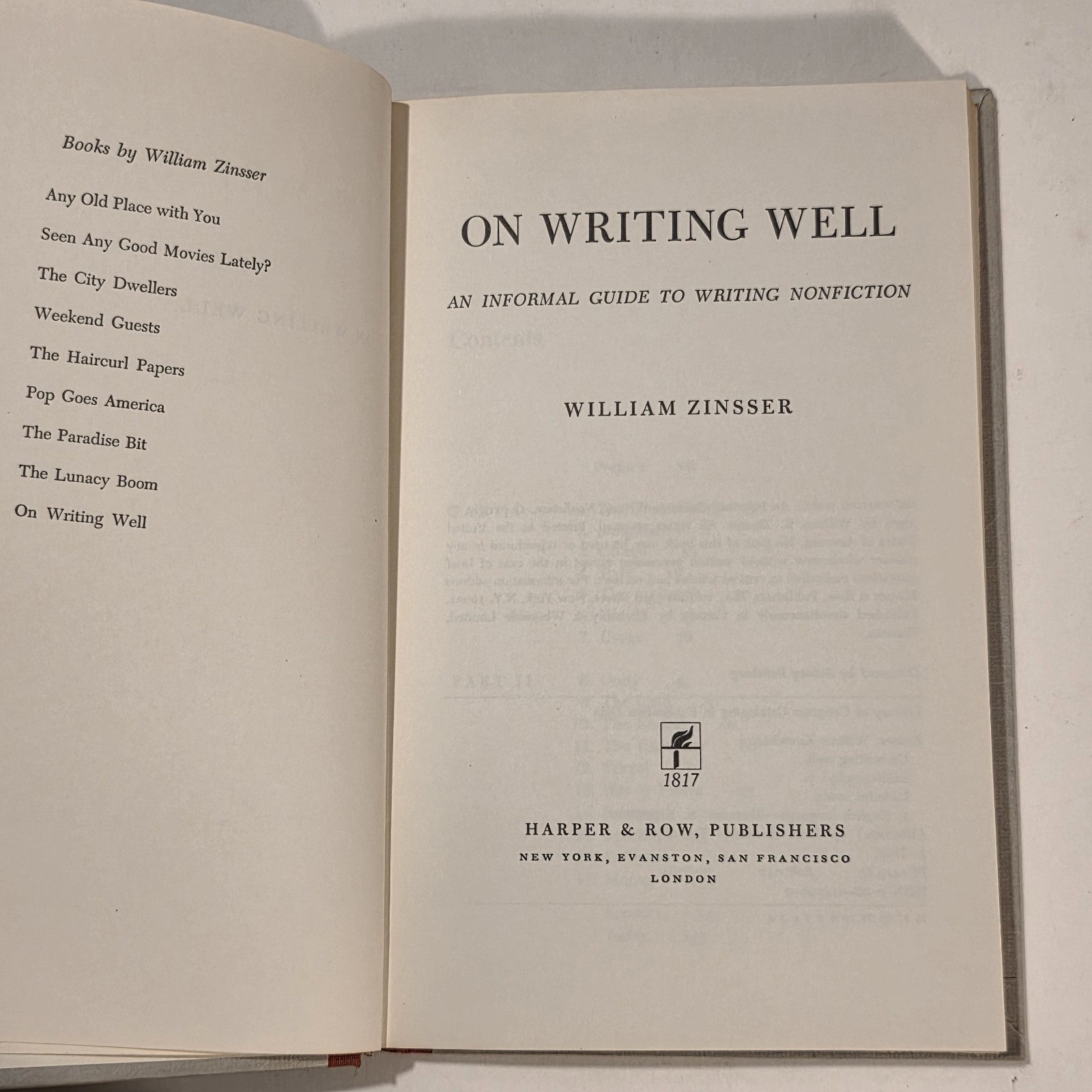 Vintage Writing & English Language Reference Book Lot On Writing Well Zinsser +