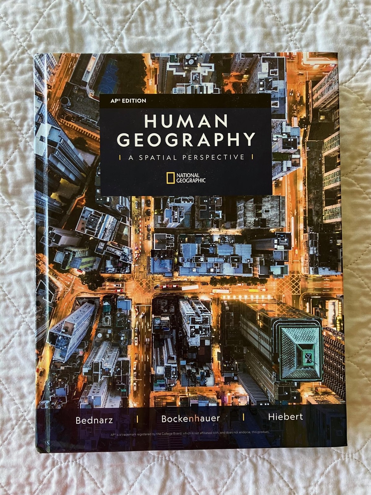 HUMAN GEOGRAPHY A SPATIAL PERSPECTIVE AP EDITION BY Fredrik Hiebert HARDCOVER