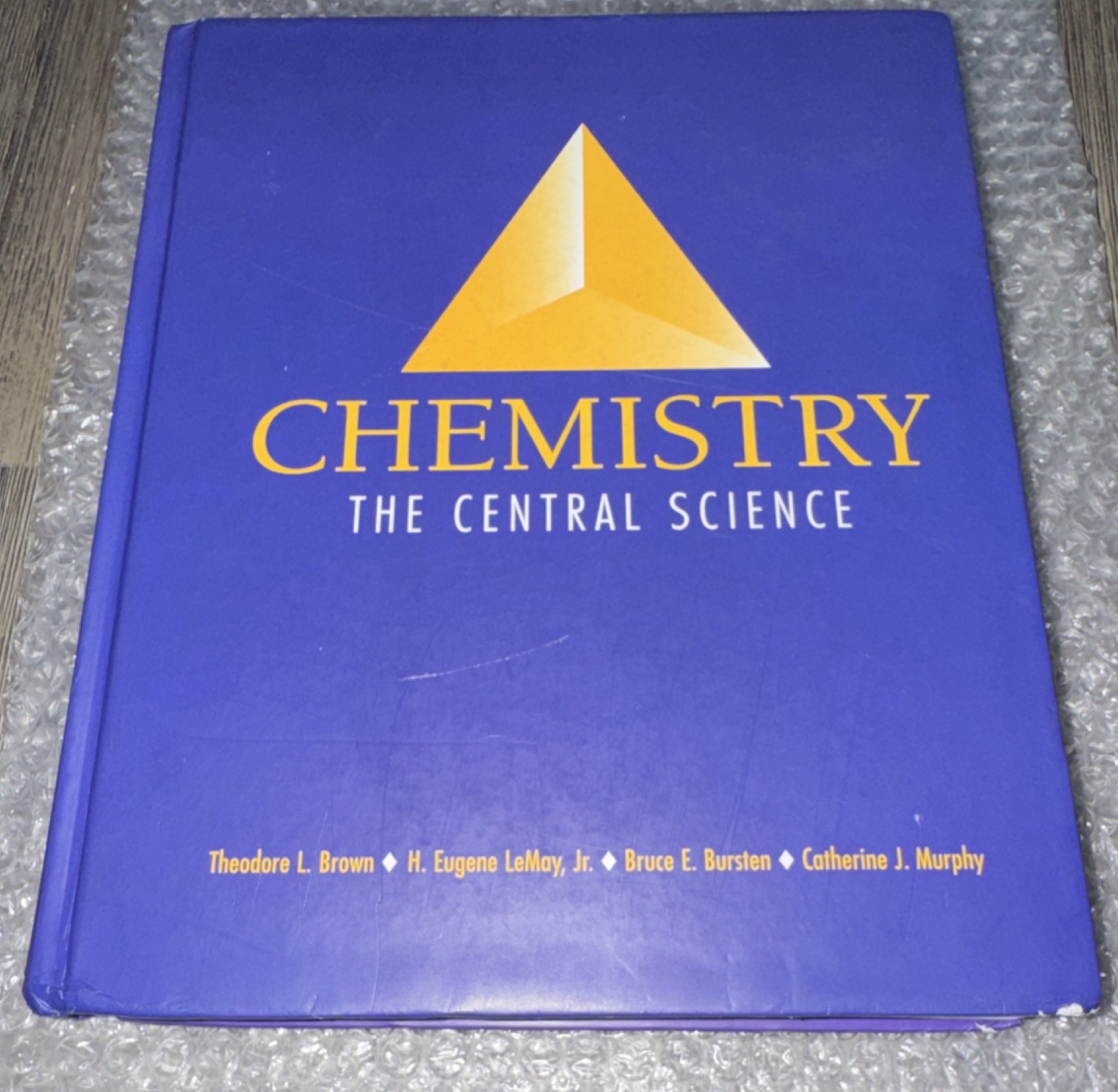 Pearson Chemistry: The Central Science Hardcover Brown LeMay Bursten 2000