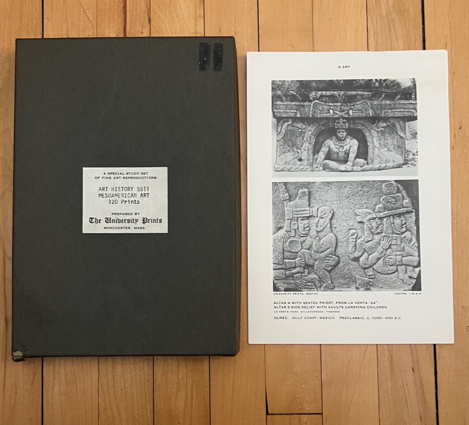 Special Study Set Fine Art Reproductions Mesoamerican Art – 120 Prints 8×5.5 in