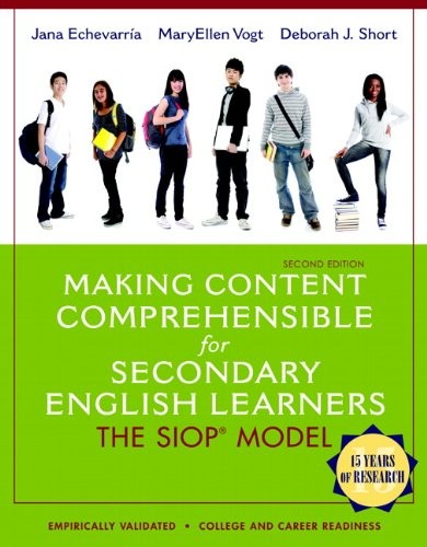MAKING CONTENT COMPREHENSIBLE FOR SECONDARY ENGLISH By Jana Echevarria NEW