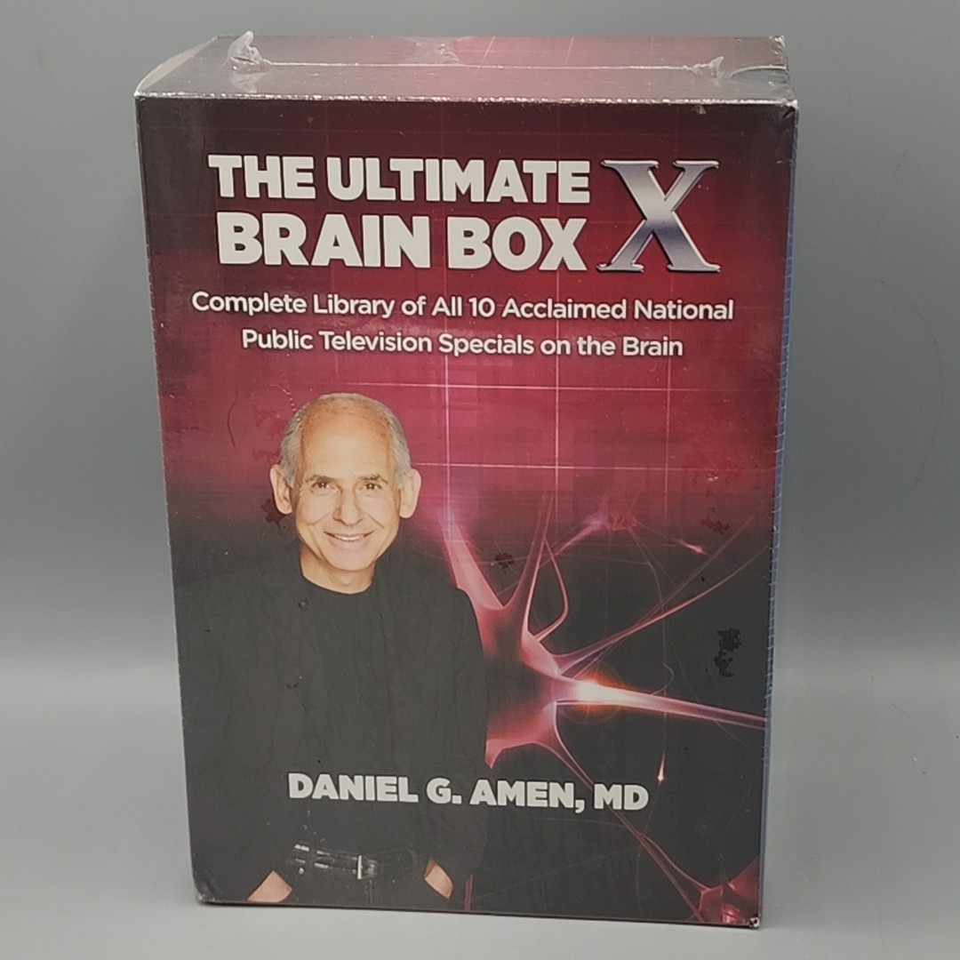 The Ultimate Brain Box X – 10 DVDs Brand New Sealed by Daniel G. Amen