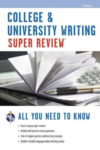 College & University Writing Super – Paperback, by Editors of REA; – Very Good