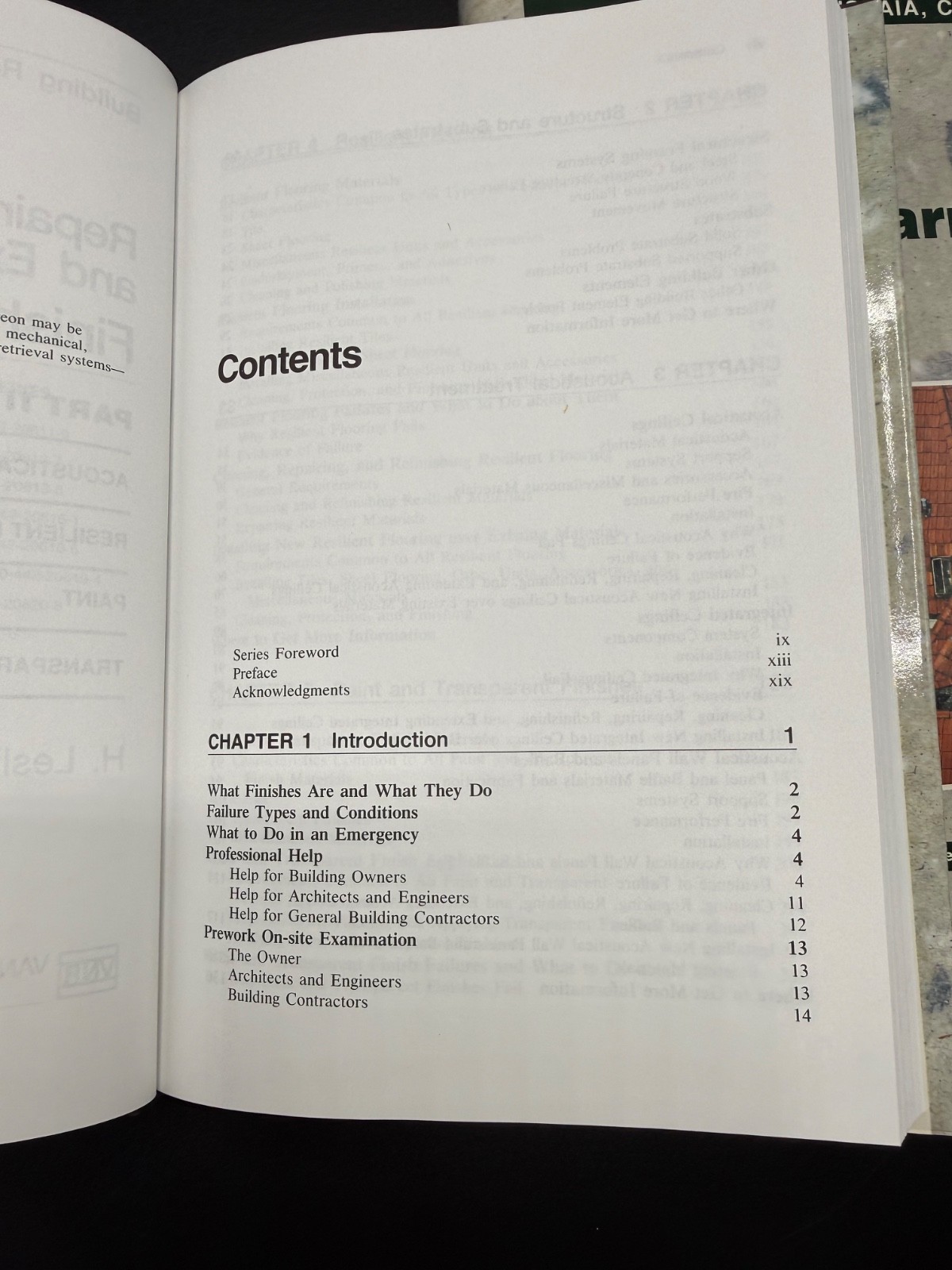 Repairing and Extending Weather Barriers/Finishes By H L Simmons 2 Vol Set Build