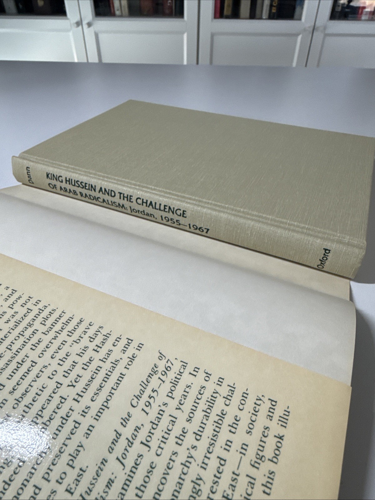 King Hussein And The Challenge Of Arab Radicalism Jordan 1955-67 By Uriel Dann