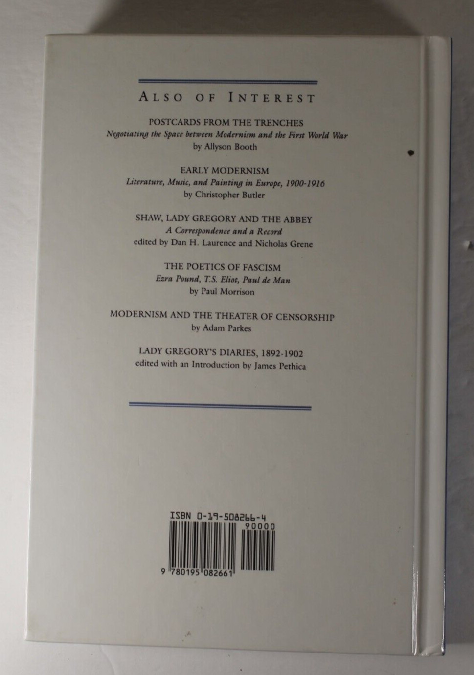 High and Low Moderns: Literature and Culture, 1889-1939 by Maria DiBattista (Eng