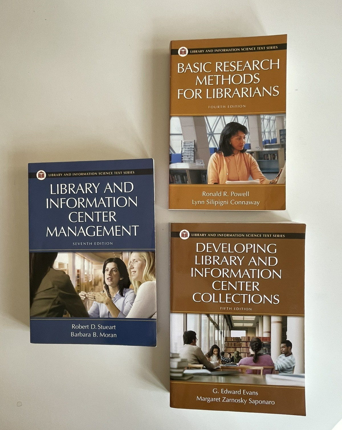 Library Science Textbook Lot of 3 – Research Methods Librarians Collections Mgmt