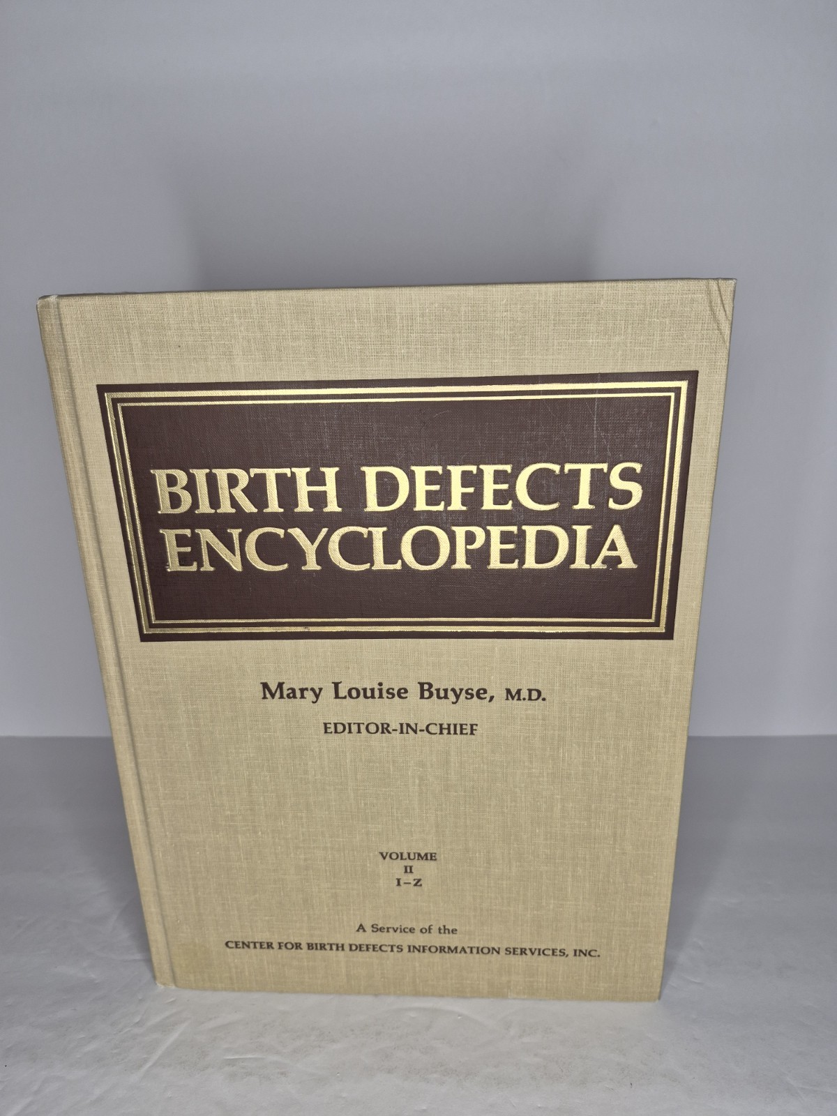 Birth Defects Encyclopedia Vol. 1 & 2 Mary Louise Buyse Blackwell Book