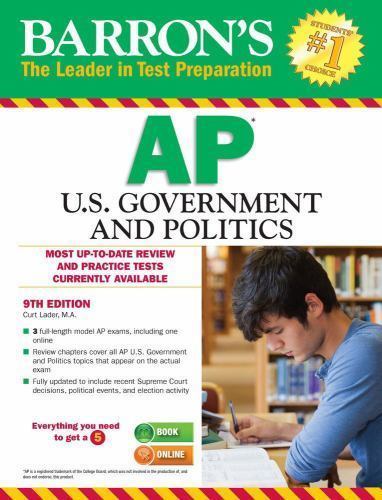 Barron’s AP U.S. Government and Politics – paperback, Ed, 9781438007441