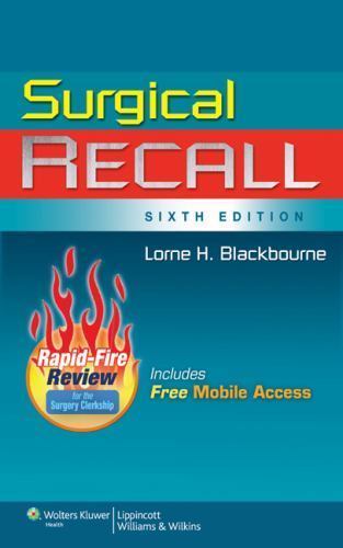 Surgical Recall, 6th Edition by Lorne H. Blackbourne