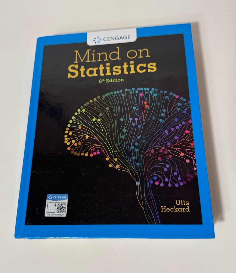 Mind on Statistics 6th Edition Robert Heckard Jessica Utts 2022 HC Cengage