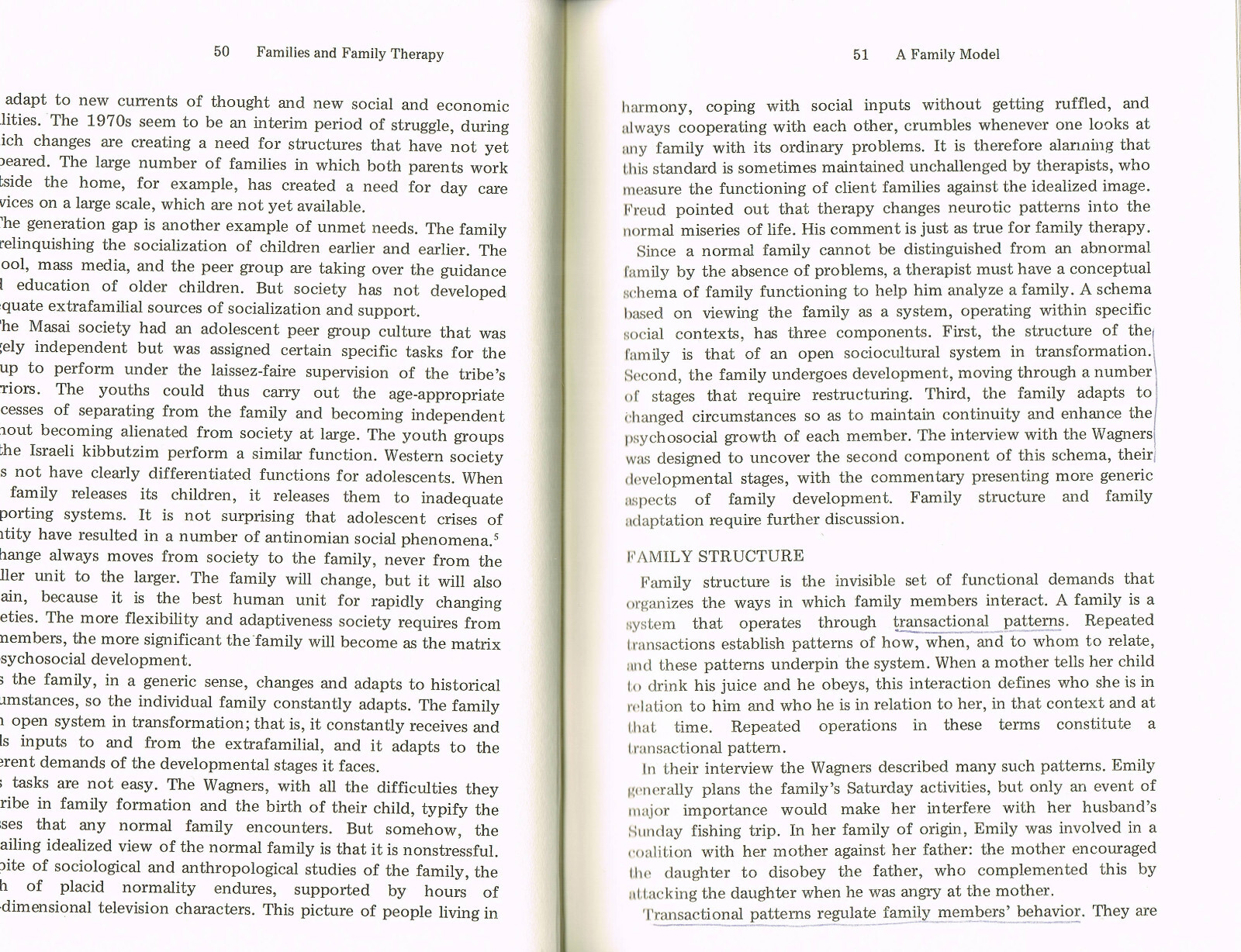 Families & Family Therapy hardcover Salvador Minuchin 1974 techniques Kibbutz