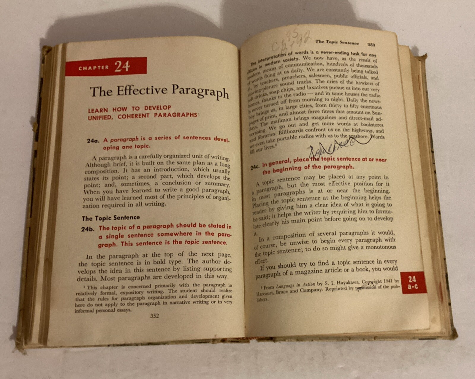 1957 English Grammar And Composition Complete Course John E Warriner Hardcover
