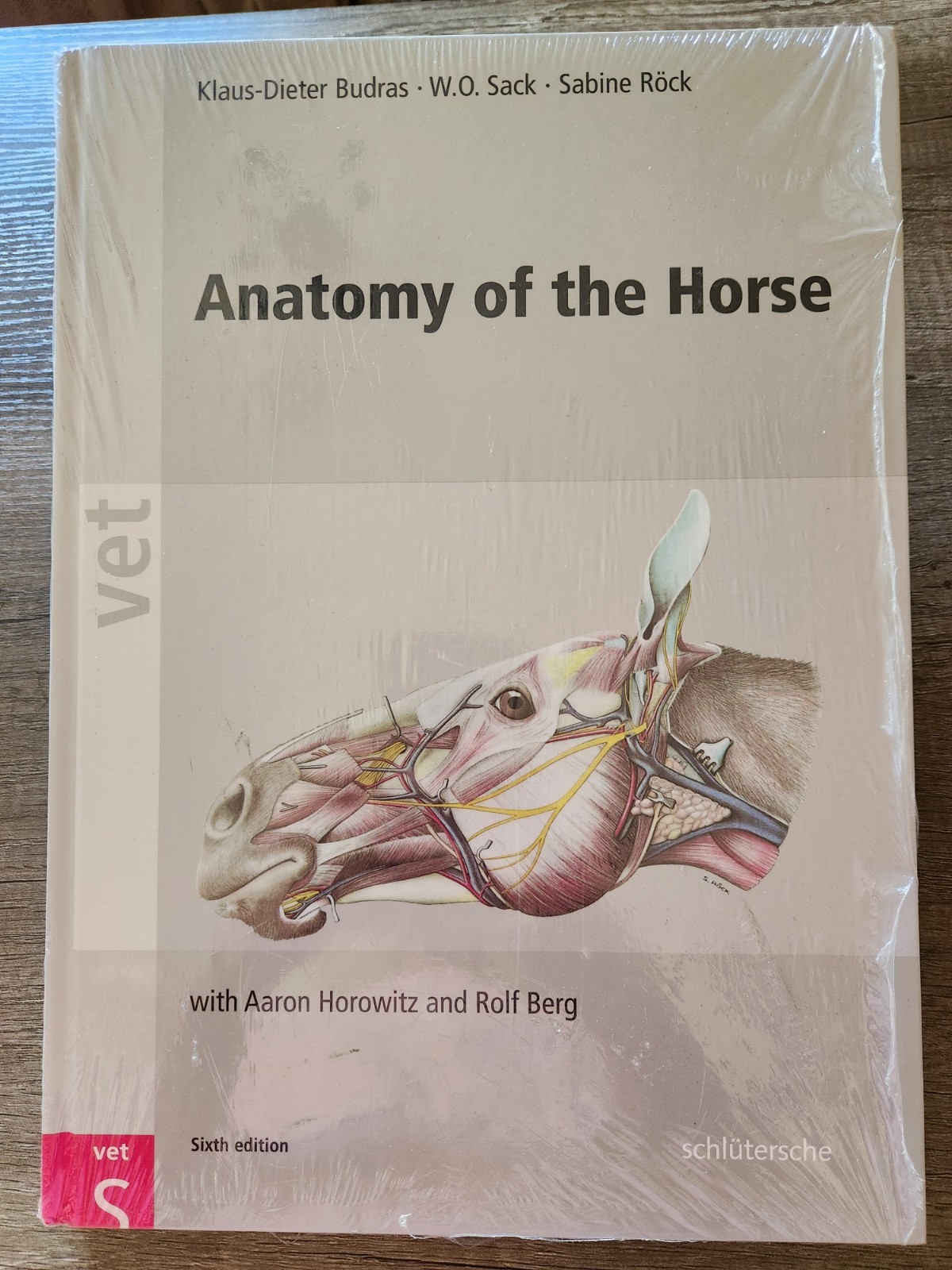 New Anatomy of the Horse 6th Edition Vet S Hardcover Book Budras Sack Rock