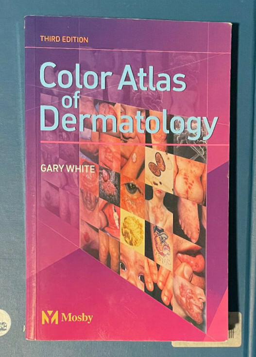 Color Atlas of Dermatology, 3rd ed Gary M White MD, Paperback Like New-see below