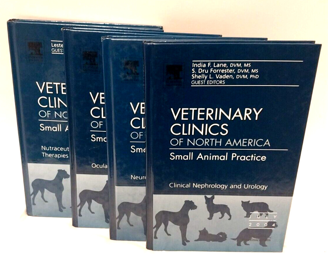 Veterinary Clinics of North America Small Animal Practice / 4 Hardcovers – 2004