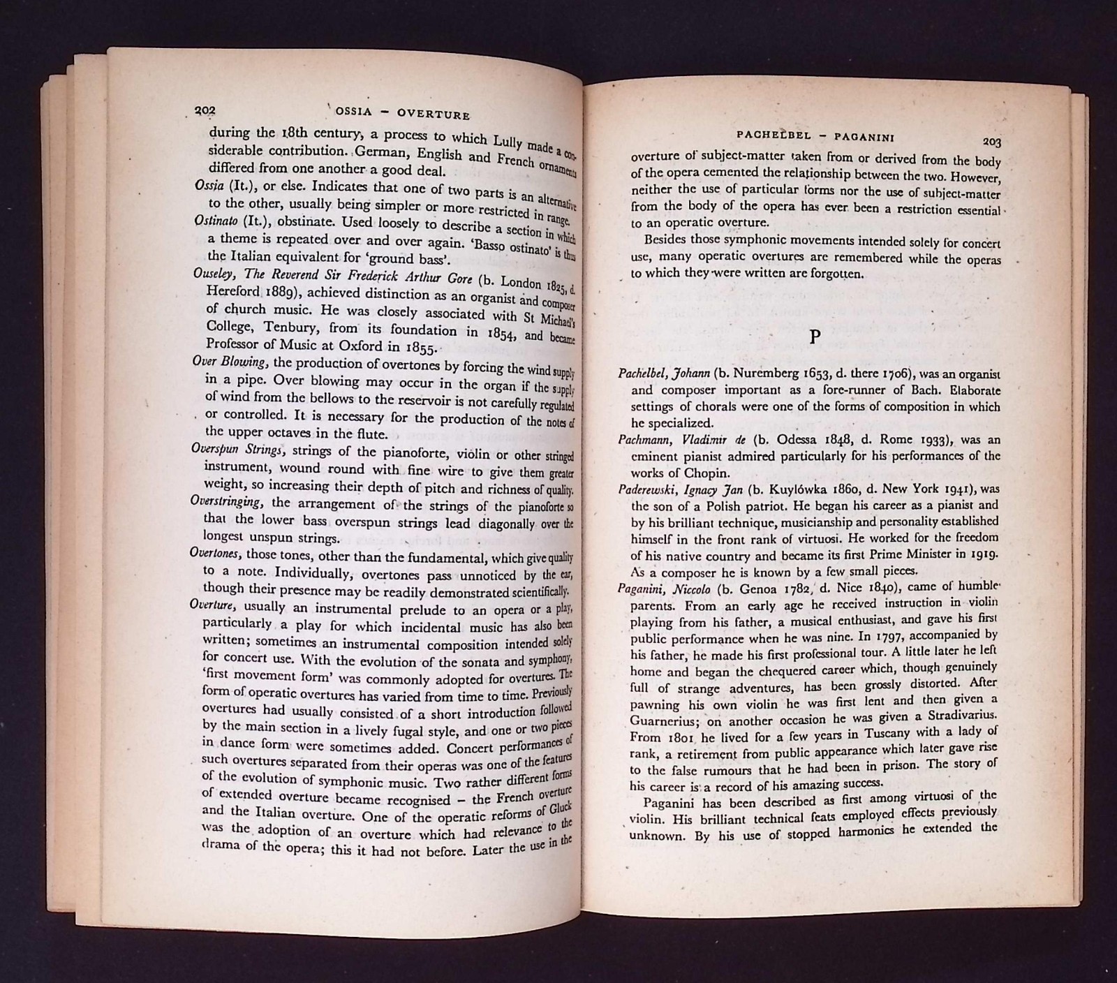 A Dictionary of Music by R. Illing, 1950 1st Edition, Penguin Reference Books PB