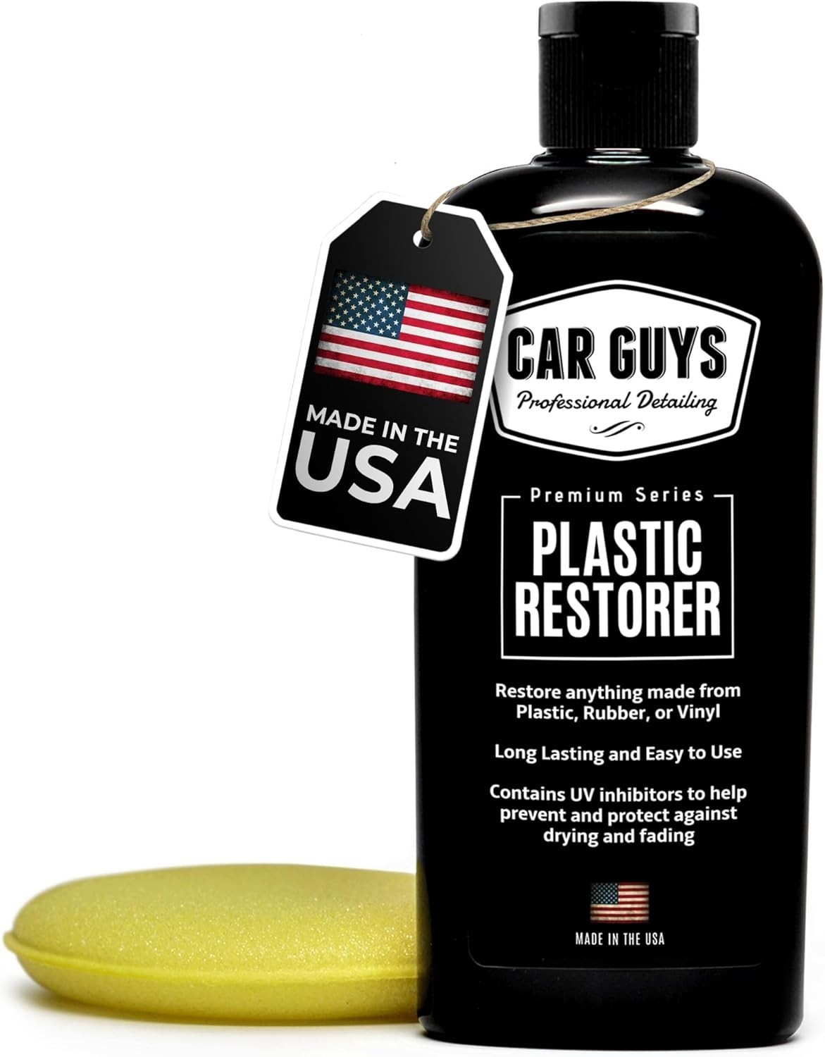 Water-Resistant 8 Oz Plastic and Vinyl Restorer – Keeps Surfaces Looking New