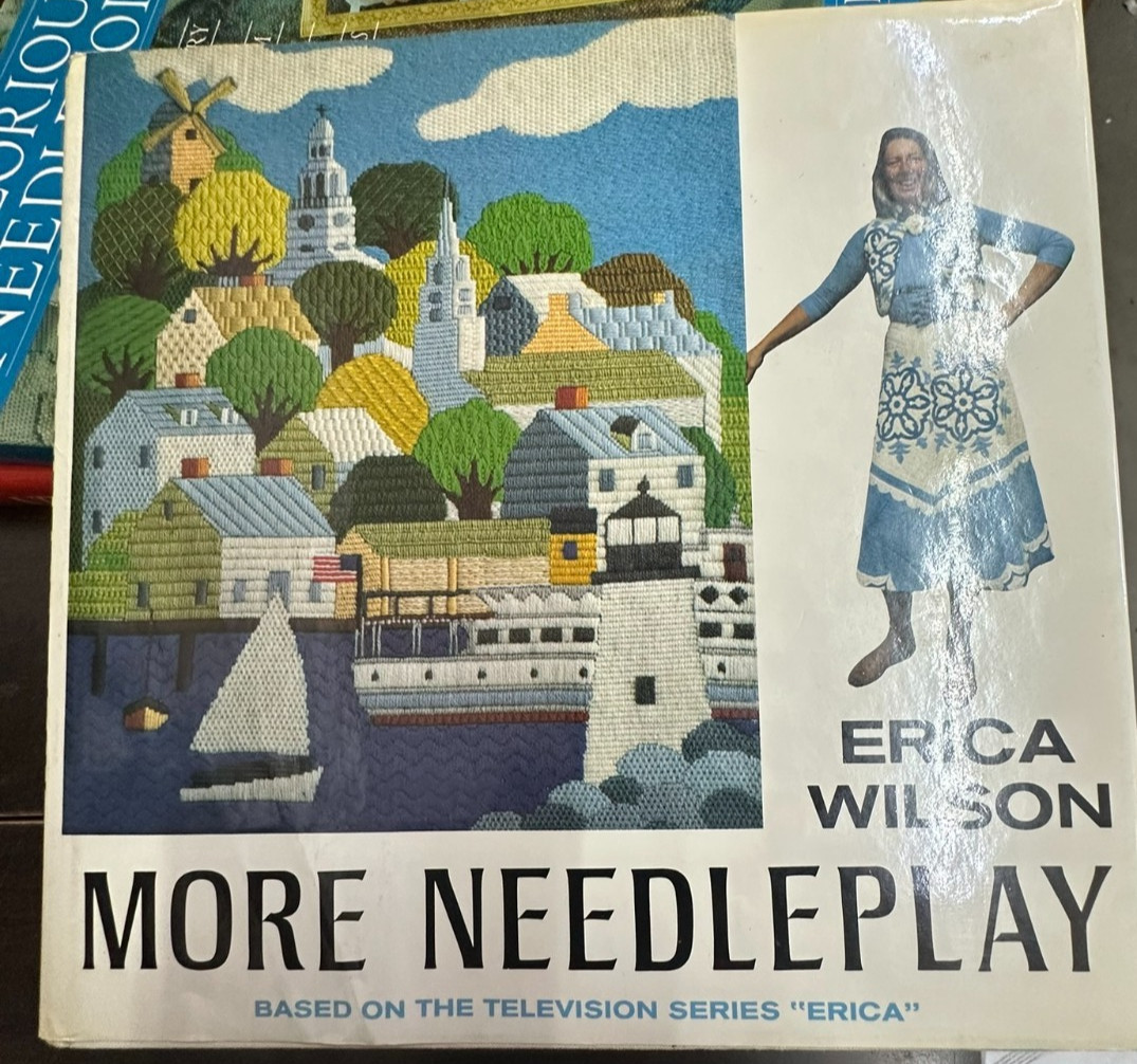More Needleplay by Erica Wilson 1979 hardcover with dust jacket