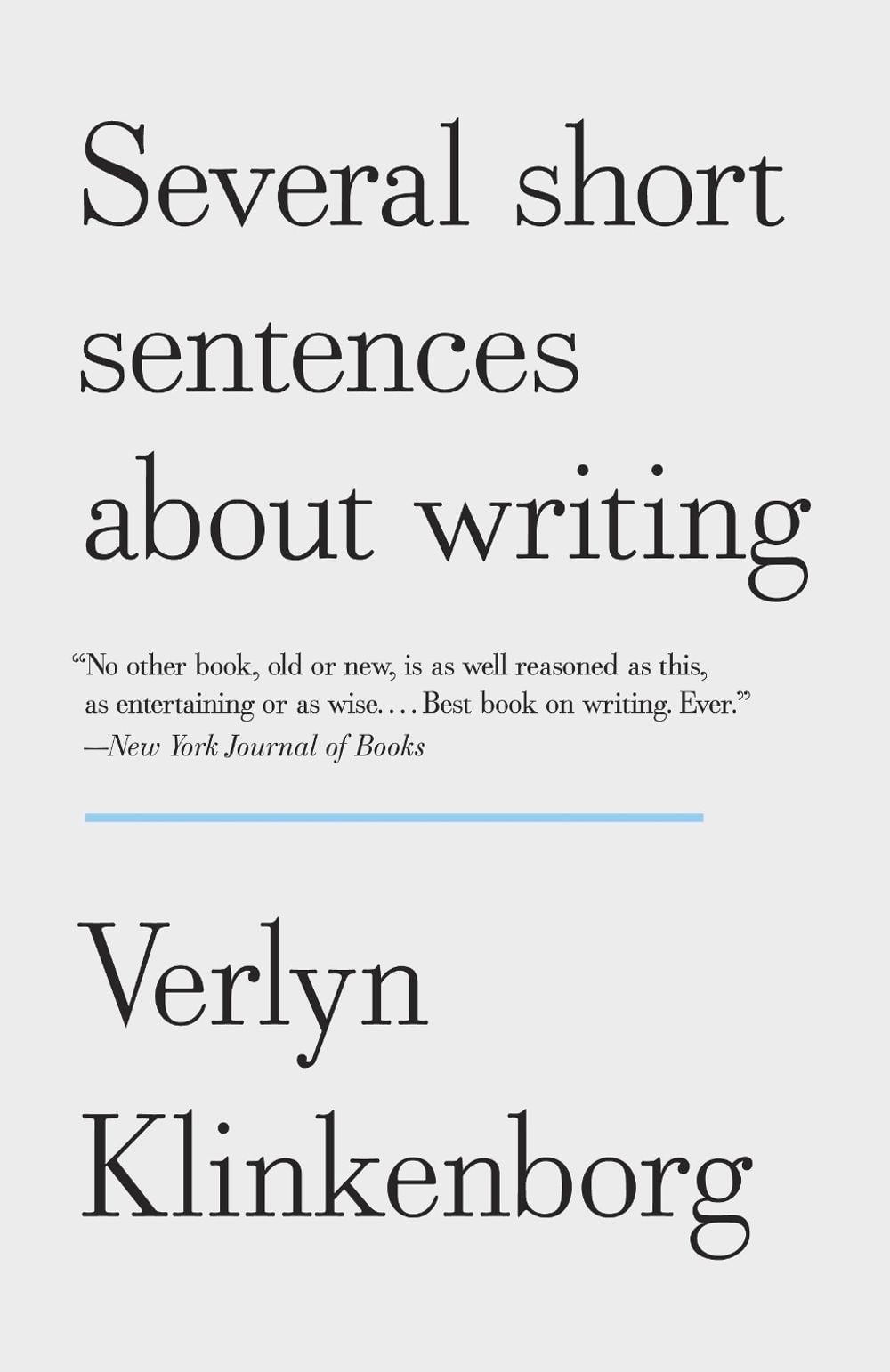 Several Short Sentences About Writing by Verlyn Klinkenborg (English) Paperback