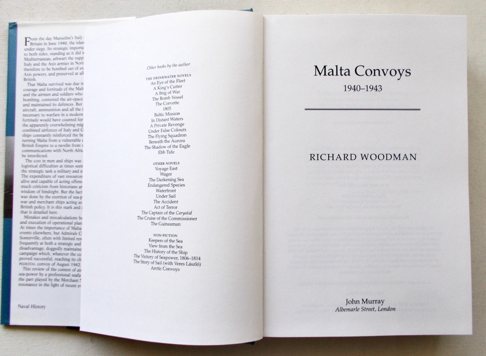 Malta Convoys. Hardback Copy. Free Postage