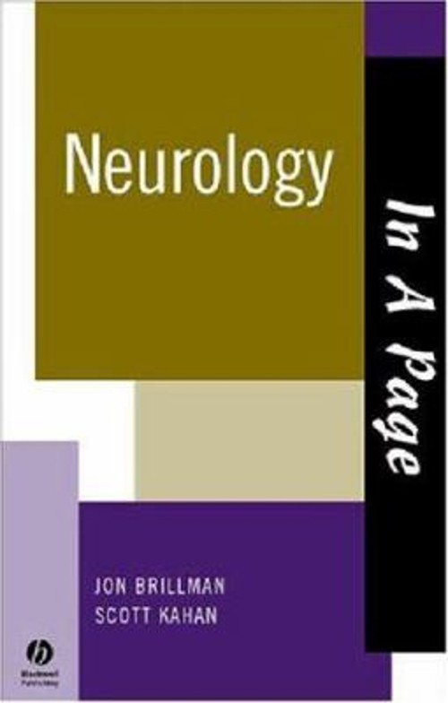 In a Page Neurology Paperback Scott, Brillman, Jon Kahan