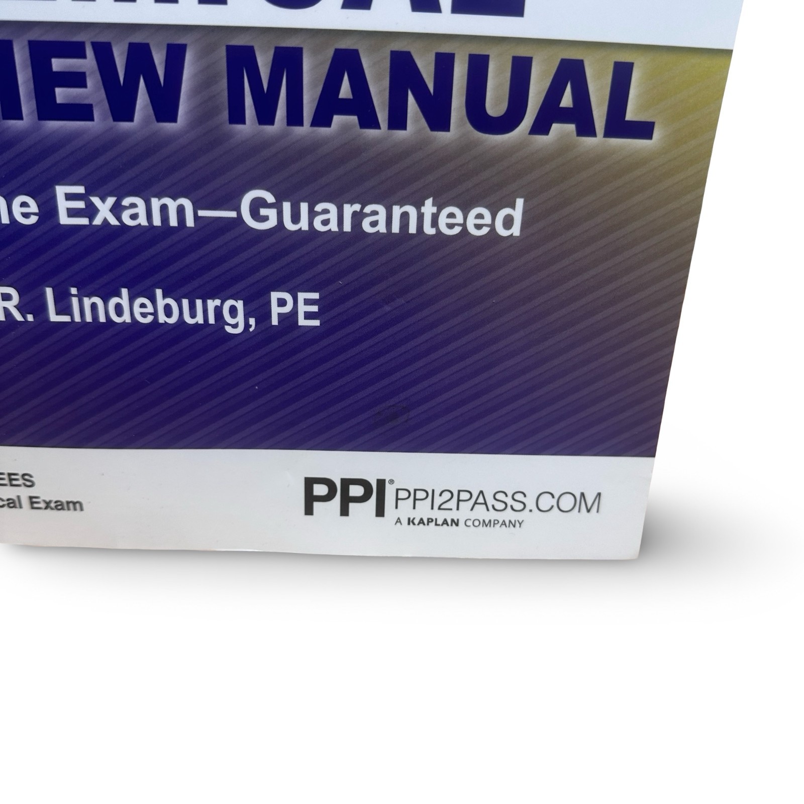 FE Chemical Review Manual Michael R. Lindeburg PE NCEES Exam Prep Book -New