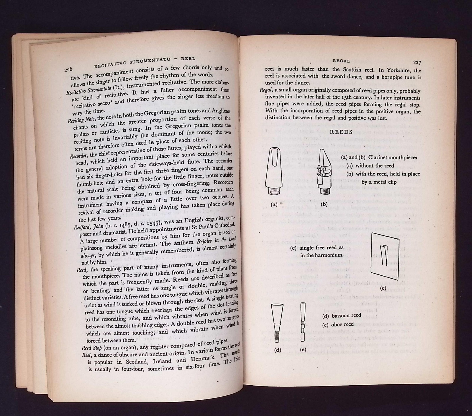 A Dictionary of Music by R. Illing, 1950 1st Edition, Penguin Reference Books PB