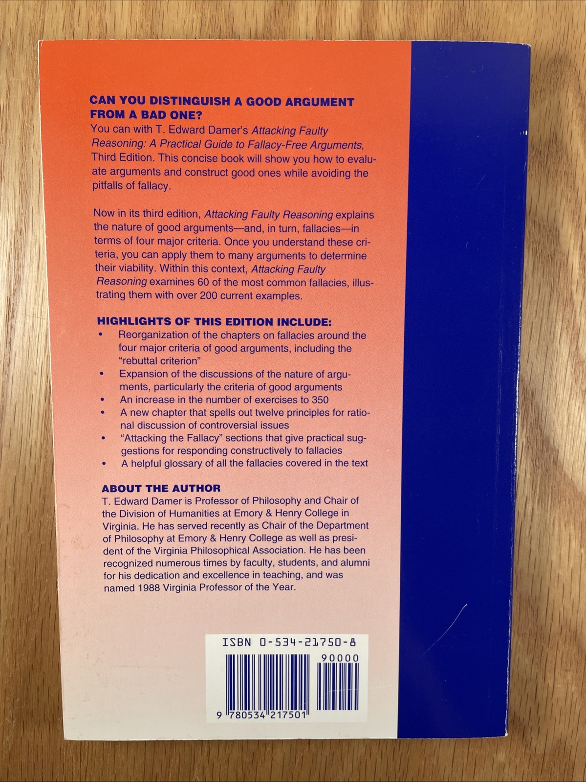 Attacking Faulty Reasoning – Third Edition – by T. Edward Damer