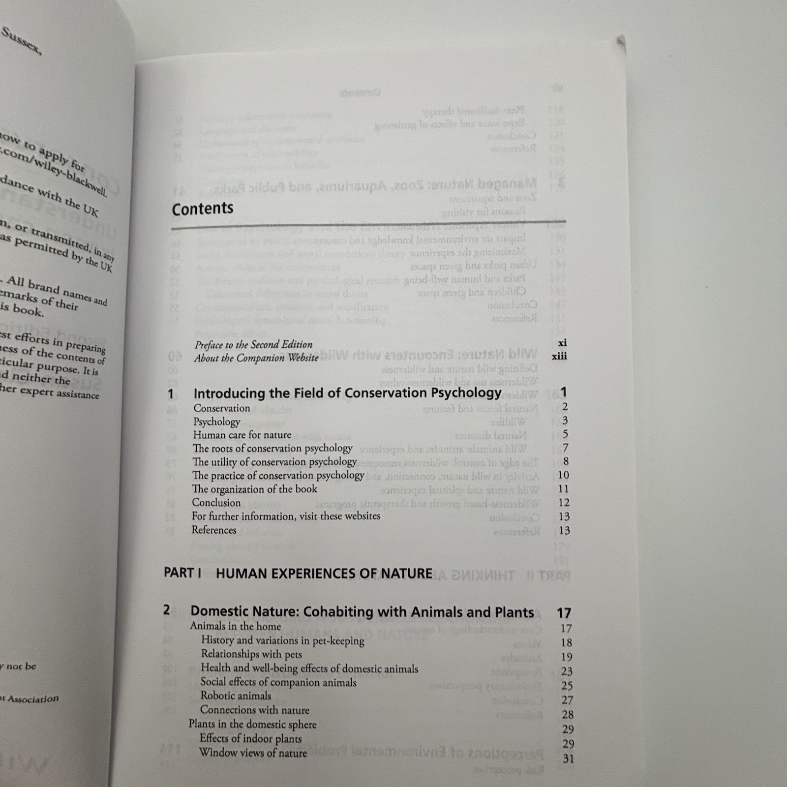 Conservation Psychology 2nd Ed Clayton & Myers (2015) Wiley Blackwell Textbook