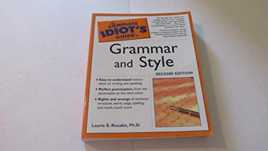 The Complete Idiot’s Guide to – Paperback, by Rozakis Laurie E. – Very Good x