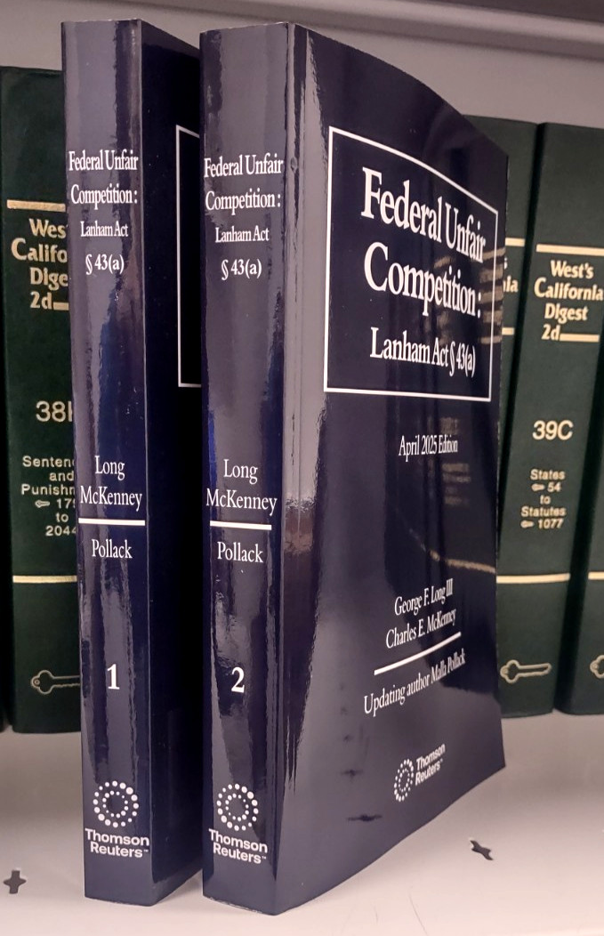 Federal Unfair Competition Lanham Act, 2025 ed Thomson Reuters