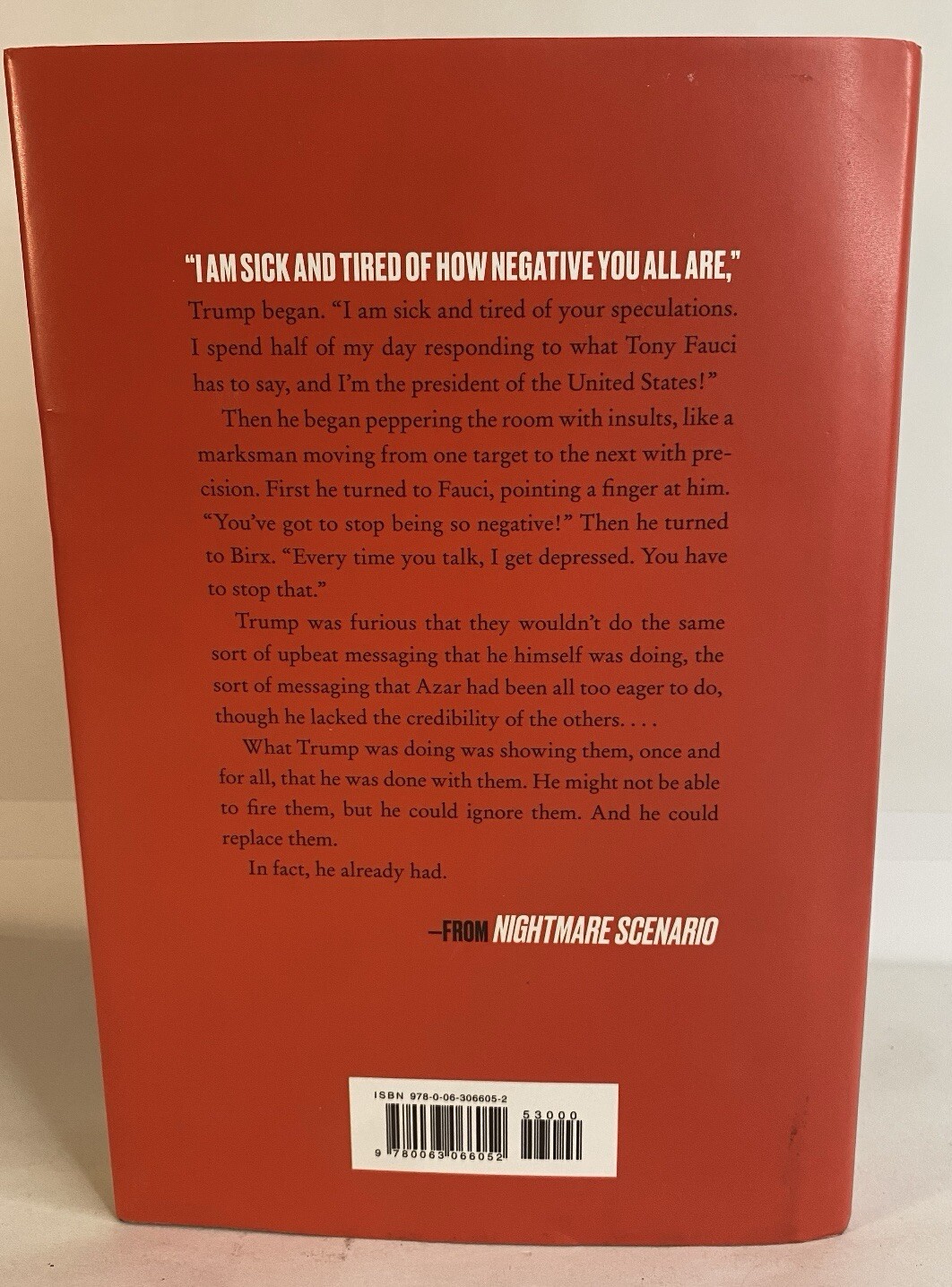 „Nightmare Scenario“ by Yasmeen Abutaleb & Damian Paletta HC Trump
