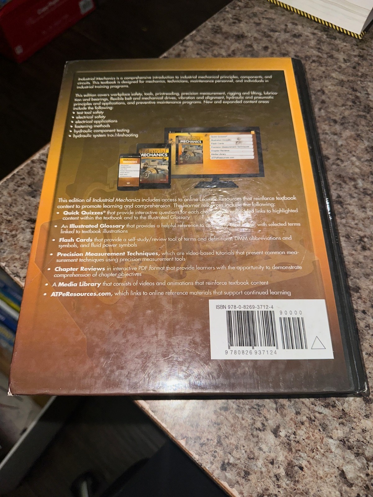 ATP Industrial Mechanics Fourth Edition Albert W. Kemp Hardcover Book USED 4thED