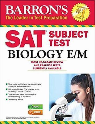 Barron’s Test Prep Ser.: SAT Subject Test Biology e/M with Online Tests by…