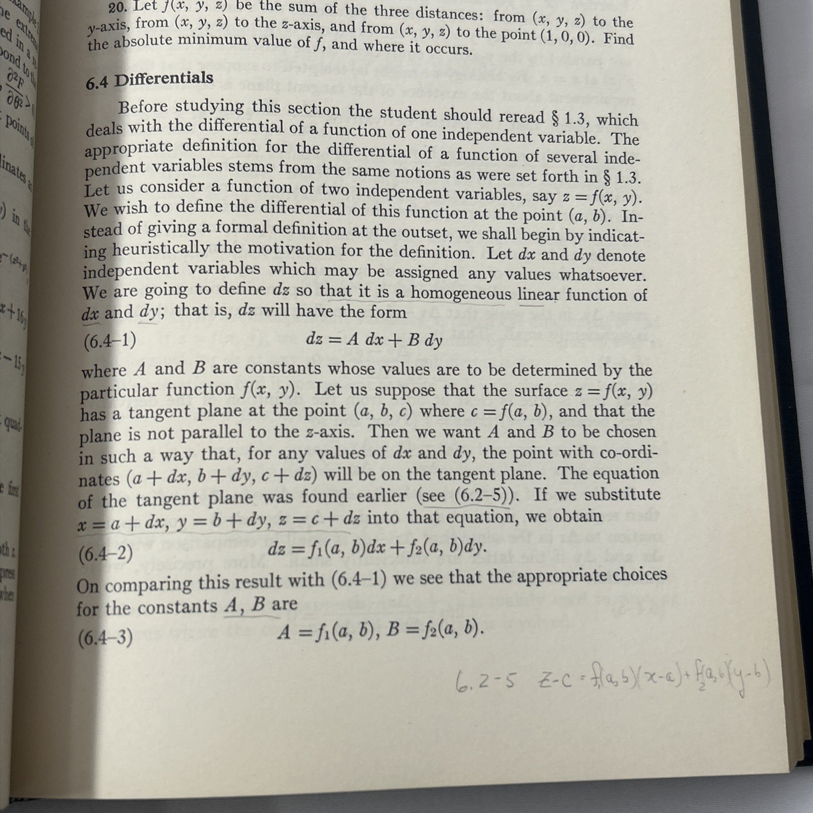 Advanced Calculus Angus E Taylor, 1955 Ginn and Co, Vintage Hardcover Textbook